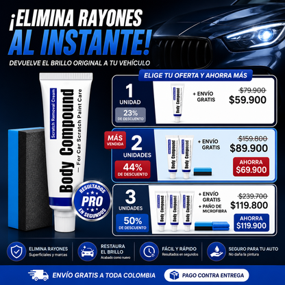 Quita Rayones Body Compound