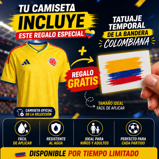 Camiseta Oficial de la Selección Colombia ⚽