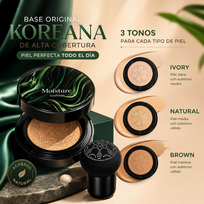 Base Original Koreana de Alta cobertura 🌟
