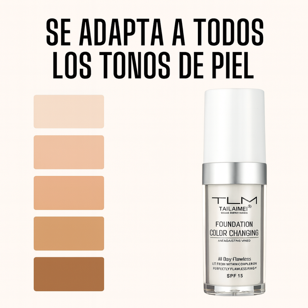 🌸 TLM BASE Foundation: tu tono perfecto, sin esfuerzo💧