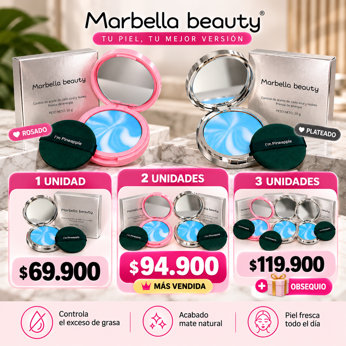 Matificante Facial Marbella Beauty